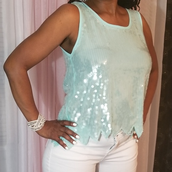 Sequin Top - Picture 1 of 3